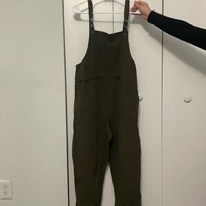 Dark Green Overalls